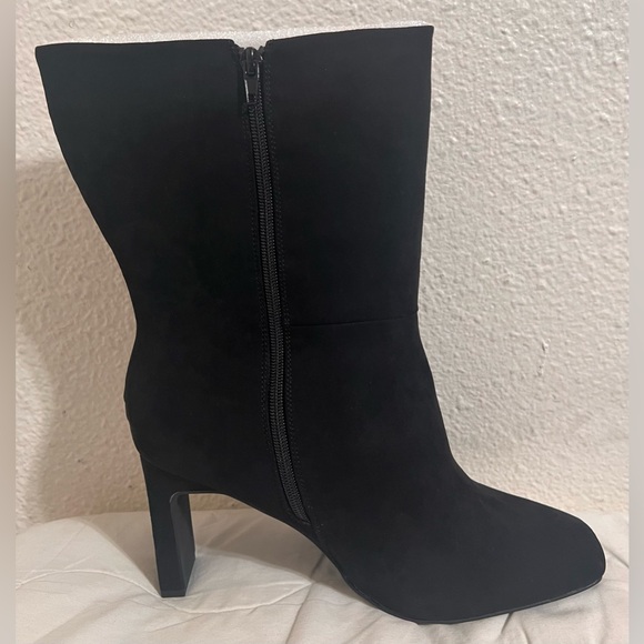 NIB Liliana Squared Toed Ankle Booties size 10 Black - Picture 4 of 6